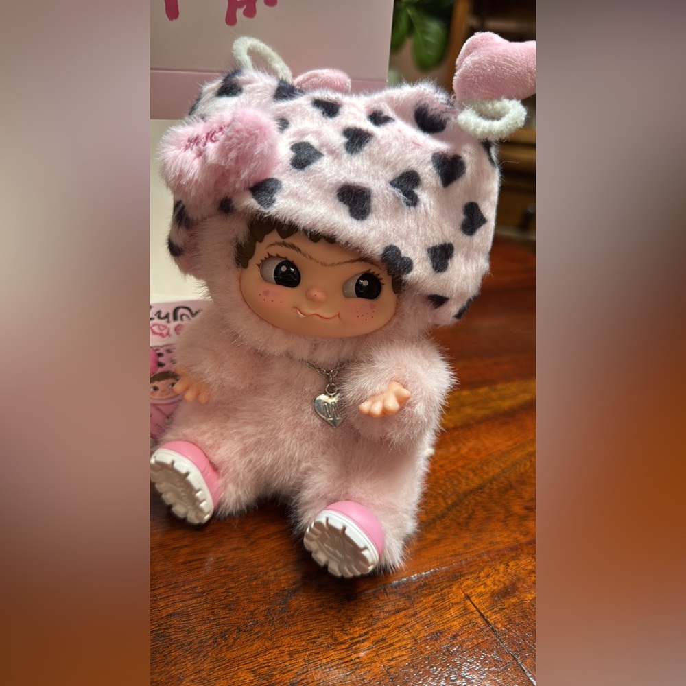 Letsvan Wakuku Angel Labubu Plush Plushie Strap Keychain New!